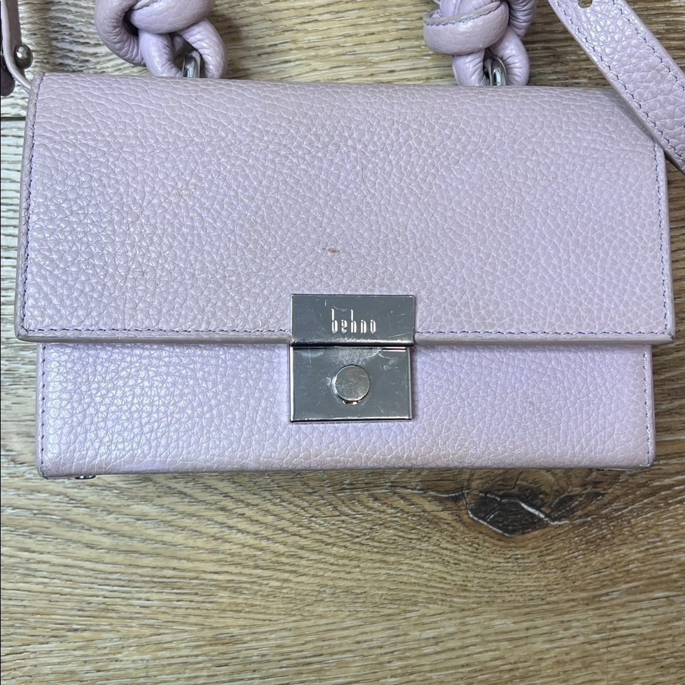 Behno Lavender Leather Mary Bag - Picture 2 of 10